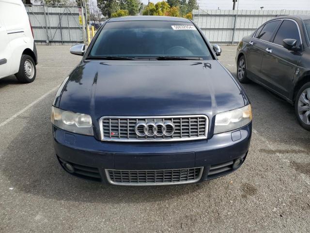 WAUPL68E84A234988 - 2004 AUDI S4 BLUE photo 5