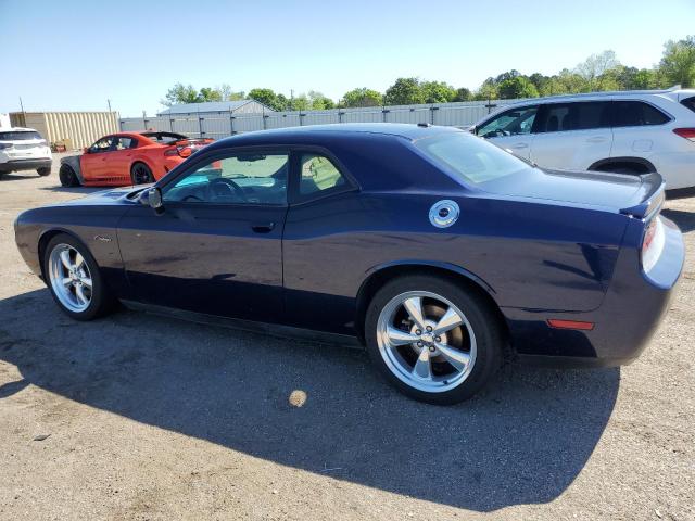 2C3CDYBTXDH601204 - 2013 DODGE CHALLENGER R/T BLUE photo 2