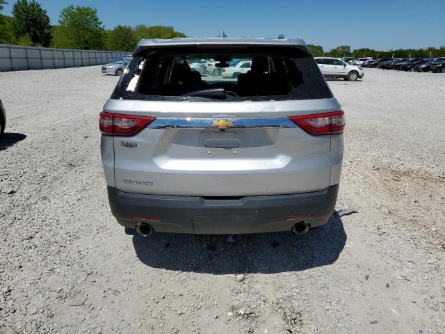 1GNERFKW3MJ251425 - 2021 CHEVROLET TRAVERSE LS SILVER photo 6