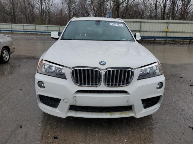 5UXWX9C53D0A23507 - 2013 BMW X3 XDRIVE28I WHITE photo 5