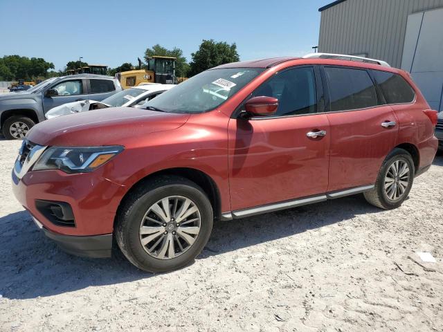 5N1DR2MN1HC614540 - 2017 NISSAN PATHFINDER S RED photo 1