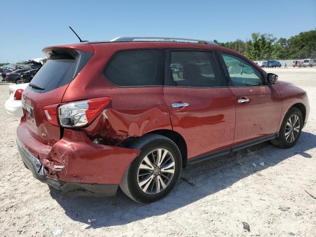 5N1DR2MN1HC614540 - 2017 NISSAN PATHFINDER S RED photo 3