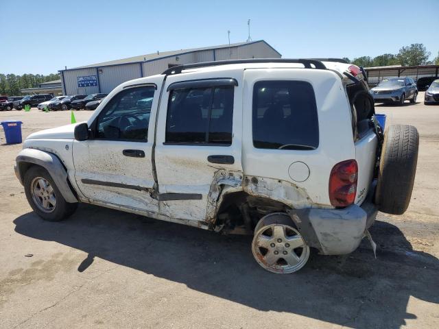 1J4GL48K27W580419 - 2007 JEEP LIBERTY SPORT WHITE photo 2