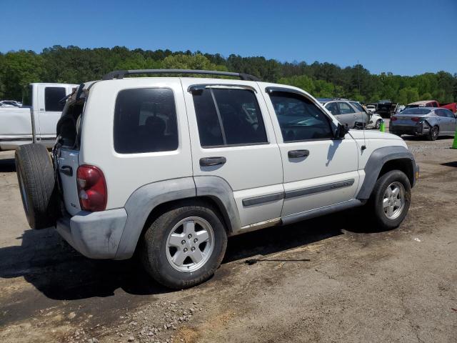 1J4GL48K27W580419 - 2007 JEEP LIBERTY SPORT WHITE photo 3