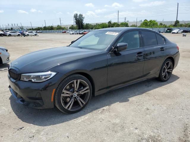 3MW5R1J06N8C54693 - 2022 BMW 330I BLACK photo 1