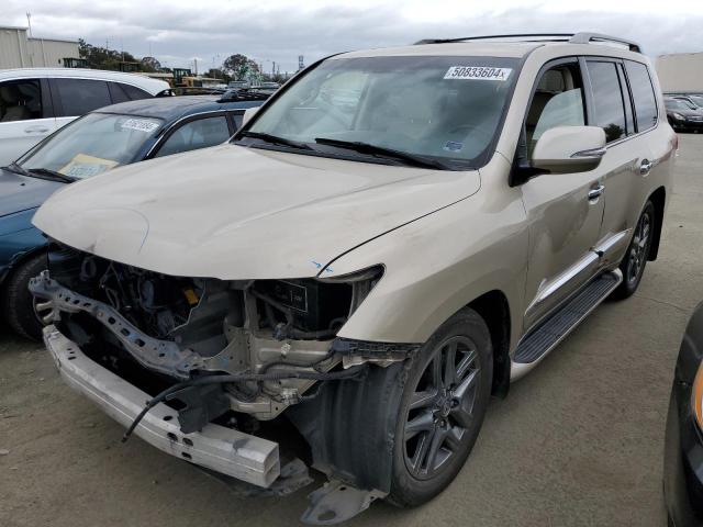 JTJHY7AX9E4144112 - 2014 LEXUS LX 570 TAN photo 1