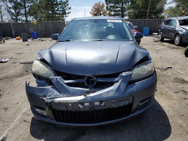 JM1BK34L391231748 - 2009 MAZDA SPEED 3 GRAY photo 5