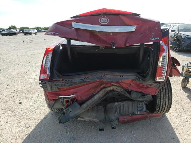 1G6DK1E39D0115564 - 2013 CADILLAC CTS PERFORMANCE COLLECTION RED photo 6