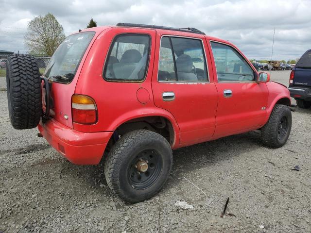 KNDJA7232V5530885 - 1997 KIA SPORTAGE RED photo 3