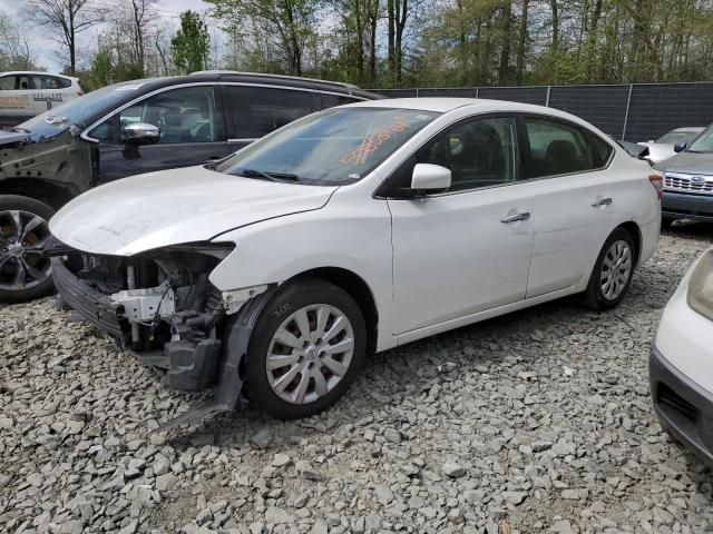 3N1AB7AP7DL666576 - 2013 NISSAN SENTRA S WHITE photo 1