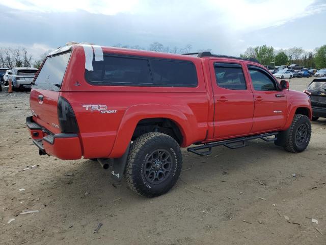 5TEMU52N18Z536379 - 2008 TOYOTA TACOMA DOUBLE CAB LONG BED RED photo 3