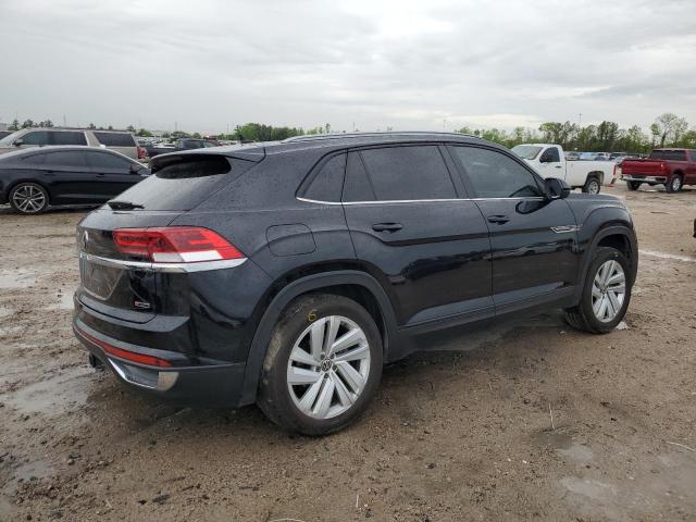 1V2KE2CA8NC228780 - 2022 VOLKSWAGEN ATLAS CROS SE BLACK photo 3