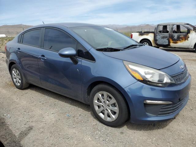 KNADM4A3XG6623300 - 2016 KIA RIO LX BLUE photo 4