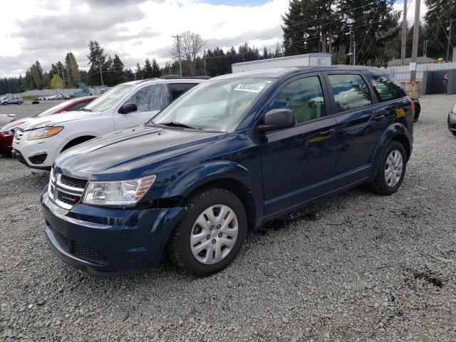 3C4PDCAB8ET262086 - 2014 DODGE JOURNEY SE BLUE photo 1