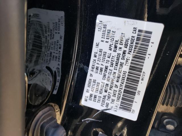 1HGCR2F87FA086245 - 2015 HONDA ACCORD EXL BLACK photo 12