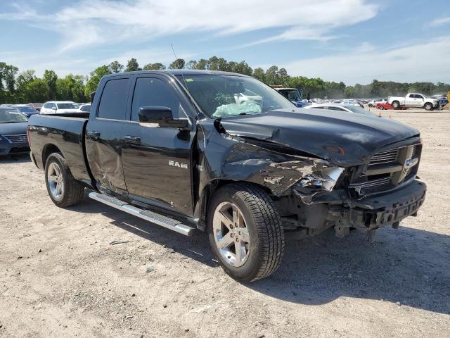 1D7RB1GT3AS214113 - 2010 DODGE RAM 1500 BLACK photo 4