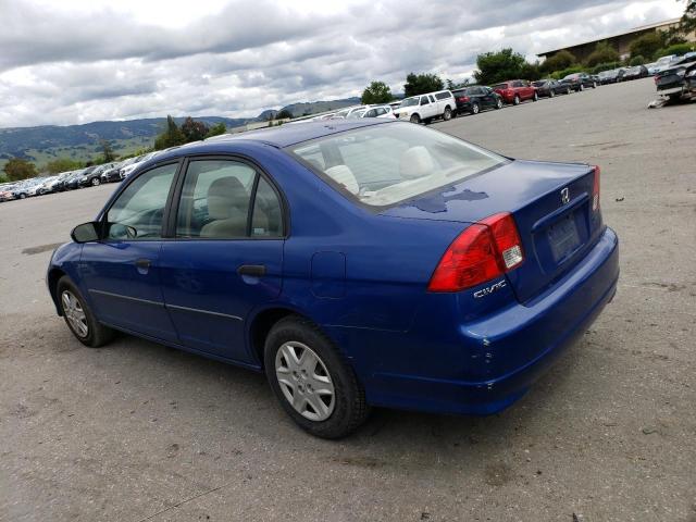 2HGES16335H537151 - 2005 HONDA CIVIC DX VP Mavi foto 2