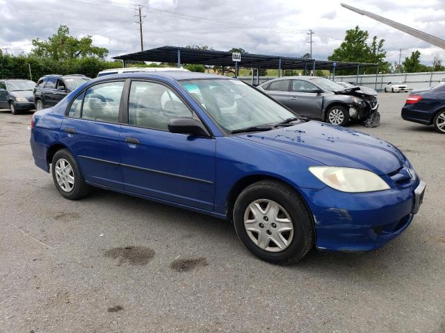 2HGES16335H537151 - 2005 HONDA CIVIC DX VP Mavi foto 4