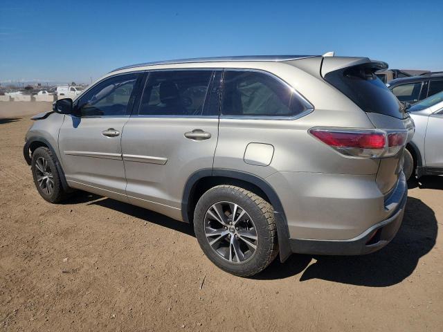 5TDJKRFH4GS250168 - 2016 TOYOTA HIGHLANDER XLE 棕色 照片 2