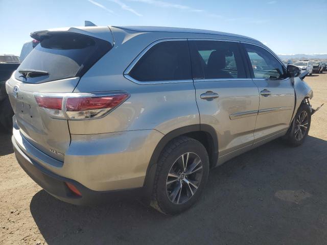5TDJKRFH4GS250168 - 2016 TOYOTA HIGHLANDER XLE 棕色 照片 3