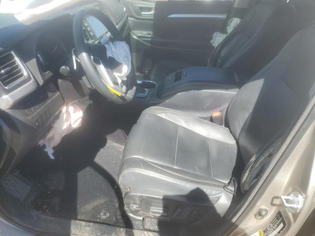 5TDJKRFH4GS250168 - 2016 TOYOTA HIGHLANDER XLE 棕色 照片 7