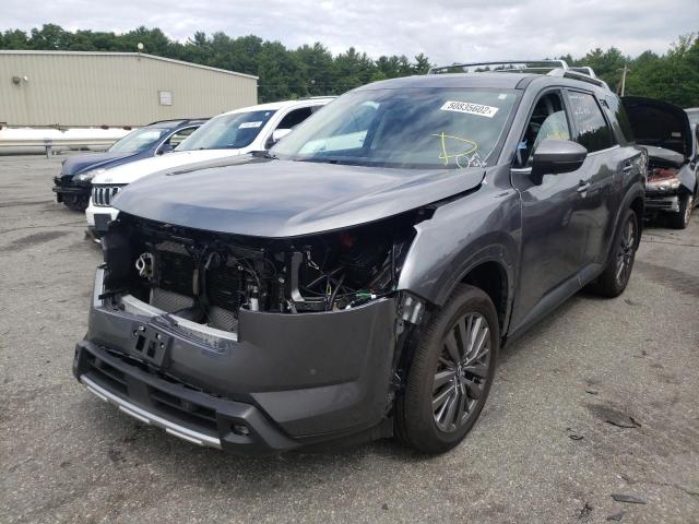 5N1DR3CD5NC211400 - 2022 NISSAN PATHFINDER SL GRAY photo 2