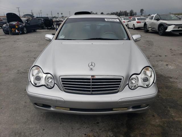 WDBRF61J83A402264 - 2003 MERCEDES-BENZ C 240 SILVER photo 5