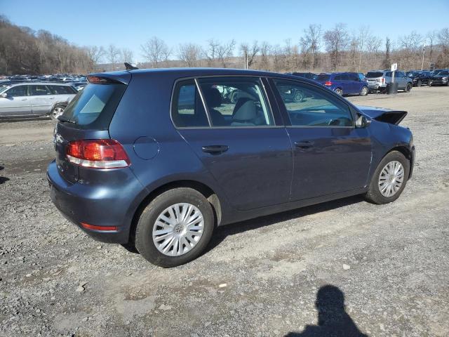 WVWDB7AJ8DW124242 - 2013 VOLKSWAGEN GOLF BLUE photo 3