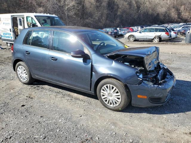 WVWDB7AJ8DW124242 - 2013 VOLKSWAGEN GOLF BLUE photo 4