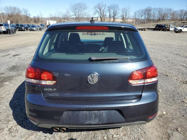 WVWDB7AJ8DW124242 - 2013 VOLKSWAGEN GOLF BLUE photo 6