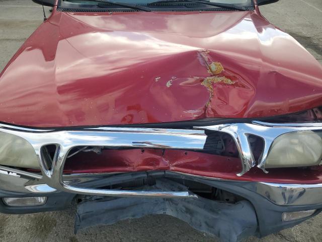 5TESM92NX1Z877963 - 2001 TOYOTA TACOMA XTRACAB PRERUNNER წითელი ფოტო 11