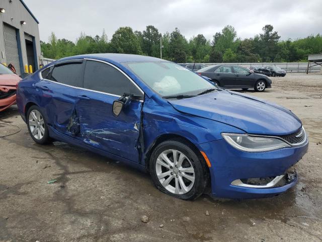 1C3CCCAB6GN142392 - 2016 CHRYSLER 200 LIMITED BLUE photo 4