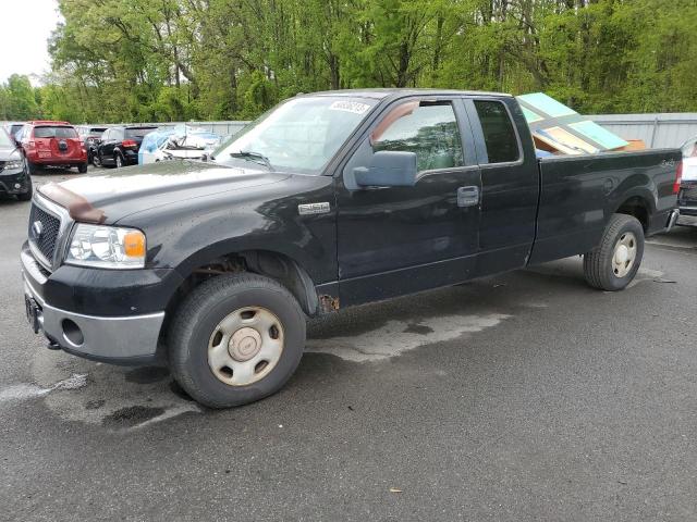 1FTVX14507NA29993 - 2007 FORD F150 BLACK photo 1