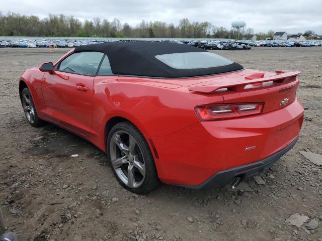 1G1FF3D71H0168817 - 2017 CHEVROLET CAMARO SS RED photo 2