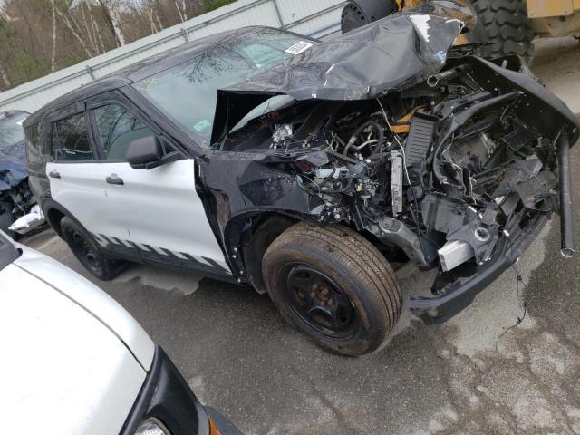 1FM5K8AB6LGB67727 - 2020 FORD EXPLORER POLICE INTERCEPTOR 双色 照片 4