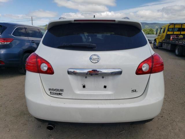 JN8AS5MTXCW284193 - 2012 NISSAN ROGUE S WHITE photo 6