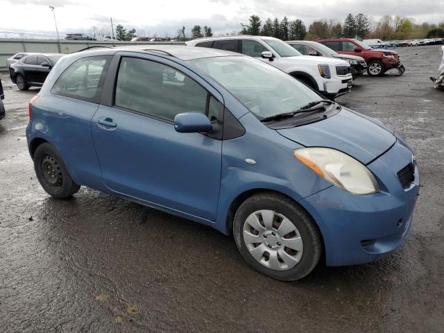 JTDJT923485165765 - 2008 TOYOTA YARIS BLUE photo 4