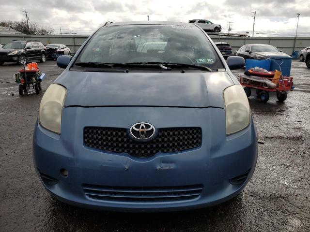 JTDJT923485165765 - 2008 TOYOTA YARIS BLUE photo 5