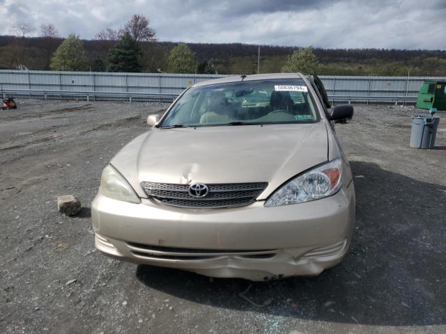 4T1BE32K33U208697 - 2003 TOYOTA CAMRY LE GOLD photo 5