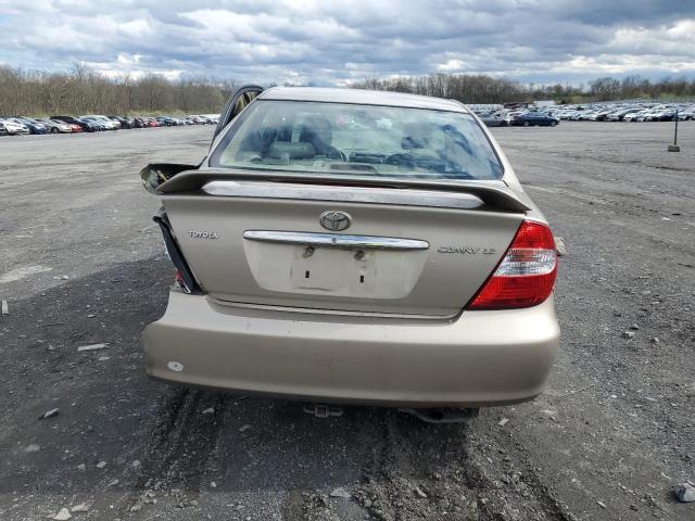 4T1BE32K33U208697 - 2003 TOYOTA CAMRY LE GOLD photo 6