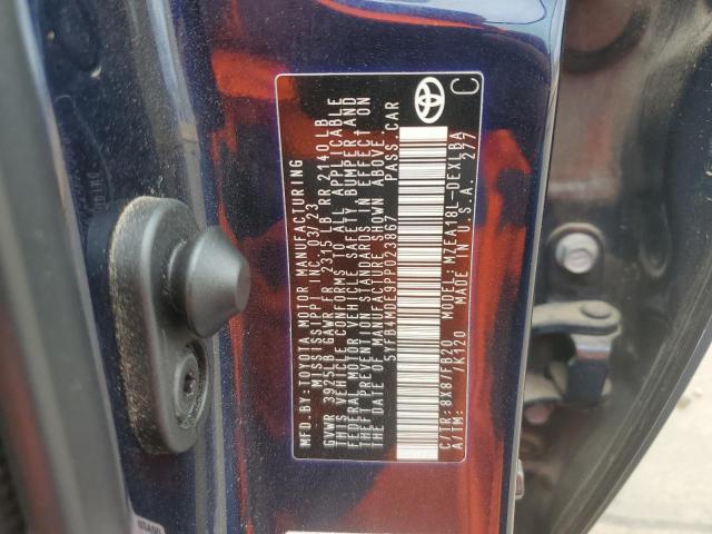 5YFB4MDE9PP023867 - 2023 TOYOTA COROLLA LE ლურჯი ფოტო 12