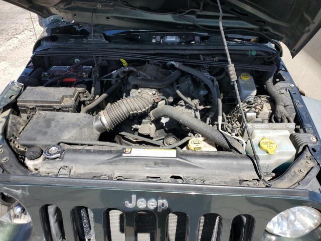 1J4AA2D15BL638188 - 2011 JEEP WRANGLER SPORT GREEN photo 12