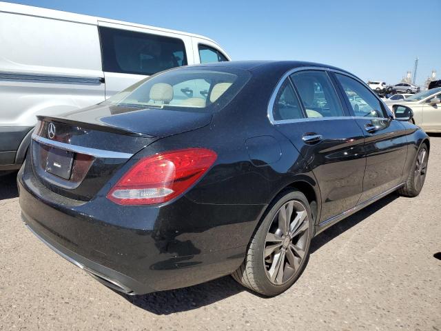 55SWF4JBXGU129924 - 2016 MERCEDES-BENZ C 300 BLACK photo 3