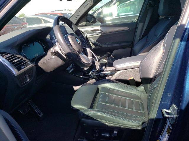 5UXTS3C53KLR73602 - 2019 BMW X3 XDRIVEM40I ლურჯი ფოტო 7