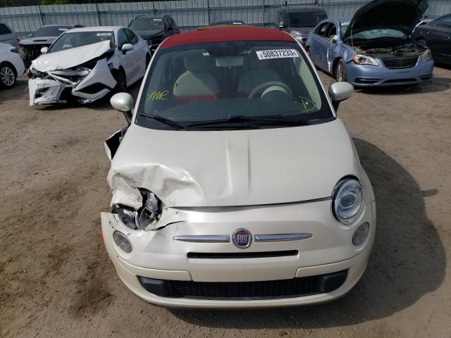 3C3CFFDR3CT186801 - 2012 FIAT 500 POP WHITE photo 5