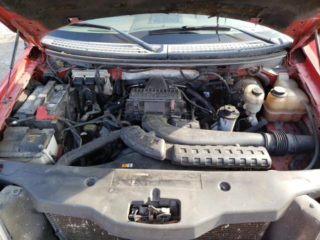 1FTPX14V76FB55947 - 2006 FORD F150 RED photo 11