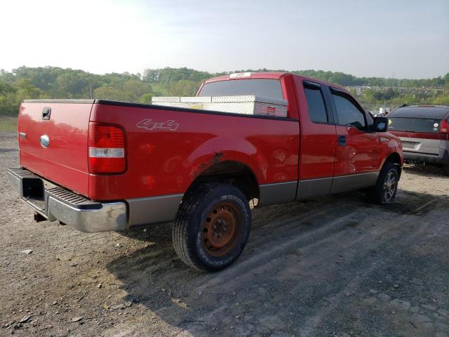 1FTPX14V76FB55947 - 2006 FORD F150 RED photo 3