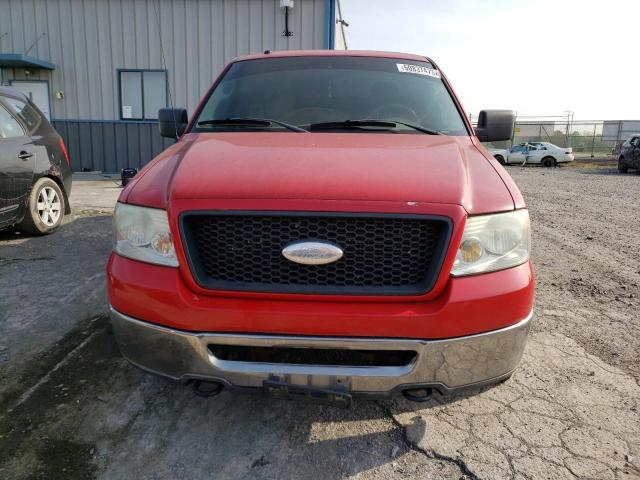 1FTPX14V76FB55947 - 2006 FORD F150 RED photo 5