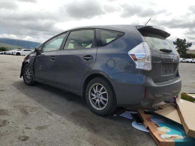 JTDZN3EU4D3193263 - 2013 TOYOTA PRIUS V GRAY photo 2