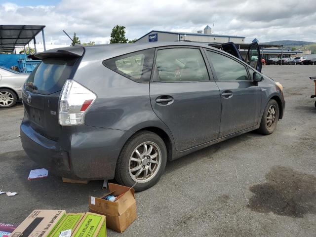 JTDZN3EU4D3193263 - 2013 TOYOTA PRIUS V GRAY photo 3